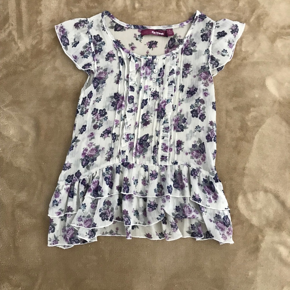 Kids Floral Blouse